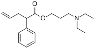 3-(Diethylamino)propyl 2-phenyl-4-pentenoate 结构式