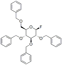 2,3,4,6-四-O-苄基-Β-D-吡喃葡萄糖酰氟 结构式