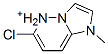 Imidazo[1,2-b]pyridazinium,  6-chloro-1-methyl- 结构式