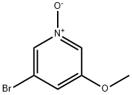 3-BROMO-5-METHOXYPYRIDINE N OXIDE 结构式
