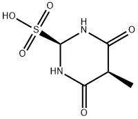 2-Pyrimidinesulfonicacid,hexahydro-5-methyl-4,6-dioxo-,cis-(9CI) 结构式