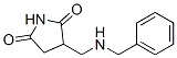 2,5-Pyrrolidinedione, 3-[[(phenylmethyl)amino]methyl]- (9CI) 结构式