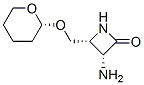 2-Azetidinone,3-amino-4-[[(tetrahydro-2H-pyran-2-yl)oxy]methyl]-,[3alpha,4alpha(R*)]-(9CI) 结构式