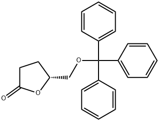 (R)-(-)-Γ-三苯甲基甲氧基-Γ-丁内酯 结构式