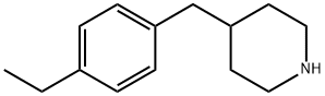 4-(4-乙基苄基)哌啶 结构式