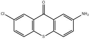 2-氨基-7-氯-9H-9-噻吨酮 结构式