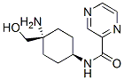 Pyrazinecarboxamide, N-[cis-4-amino-4-(hydroxymethyl)cyclohexyl]- (9CI) 结构式