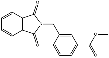 3-((1,3-二氧异吲哚啉-2-基)甲基)苯甲酸甲酯 结构式