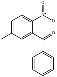 5-甲基-2-硝基二苯甲酮 结构式