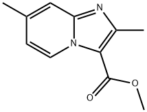 IMidazo[1,2-a]pyridine-3-carboxylic acid, 2,7-diMethyl-, Methyl ester 结构式