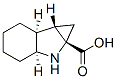 Cycloprop[b]indole-1a(1H)-carboxylic acid, octahydro-, (1aS,2aS,6aS,6bS)- (9CI) 结构式