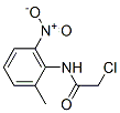 2-氯-N-(2-甲基-6-硝基苯基)乙酰胺 结构式