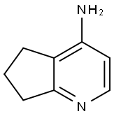 6,7-二氢-5H-环戊并[B]吡啶-4-胺 结构式