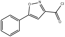 5-苯基异恶唑-3-甲酰氯 结构式