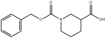 (R)-N-Cbz-3-哌啶甲酸 结构式