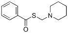 Thiobenzoic acid S-(1-piperidinylmethyl) ester 结构式