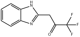 3-(1H-苯并[D]咪唑-2-基)-1,1,1-三氟丙烷-2-酮 结构式