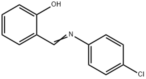 2-([(4-CHLOROPHENYL)IMINO]METHYL)PHENOL 结构式