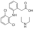 双氯芬酸二乙胺 结构式