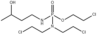 N,N-Bis(2-chloroethyl)-N'-(3-hydroxybutyl)diamidophosphoric acid 2-chloroethyl ester 结构式