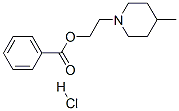 2-(4-methyl-1-piperidyl)ethyl benzoate hydrochloride 结构式