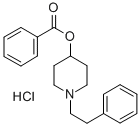 (1-phenethyl-4-piperidyl) benzoate hydrochloride 结构式