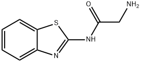 Acetamide, 2-amino-N-2-benzothiazolyl- (9CI) 结构式