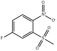 2-甲砜基-4-氟硝基苯 结构式