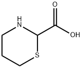 1,3-噻唑烷-2-羧酸 结构式