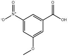 3-甲氧基-5-硝基苯甲酸 结构式