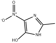1H-Imidazol-4-ol,  2-methyl-5-nitro-  (9CI) 结构式