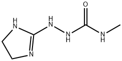 Hydrazinecarboxamide,  2-(4,5-dihydro-1H-imidazol-2-yl)-N-methyl- 结构式