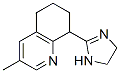 Quinoline, 8-(4,5-dihydro-1H-imidazol-2-yl)-5,6,7,8-tetrahydro-3-methyl- (9CI) 结构式