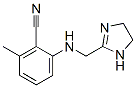 Benzonitrile, 2-[[(4,5-dihydro-1H-imidazol-2-yl)methyl]amino]-6-methyl- (9CI) 结构式