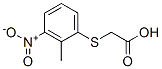 Acetic acid, [(2-methyl-3-nitrophenyl)thio]- (9CI) 结构式