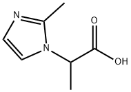 2-(2-甲基-1H-咪唑-1-基)丙酸 HCL 结构式