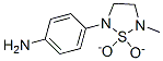 Benzenamine, 4-(5-methyl-1,1-dioxido-1,2,5-thiadiazolidin-2-yl)- (9CI) 结构式