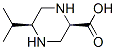 2-Piperazinecarboxylicacid,5-(1-methylethyl)-,(2R-cis)-(9CI) 结构式