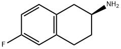 2-Naphthalenamine,6-fluoro-1,2,3,4-tetrahydro-,(S)-(9CI) 结构式