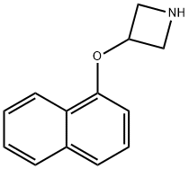 3-(萘-1-基氧基)氮杂环丁烷 结构式