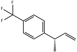 Benzene, 1-[(1S)-1-methyl-2-propenyl]-4-(trifluoromethyl)- (9CI) 结构式