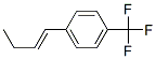 Benzene, 1-(1-butenyl)-4-(trifluoromethyl)- (9CI) 结构式