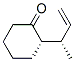 Cyclohexanone, 2-[(1S)-1-methyl-2-propenyl]-, (2S)- (9CI) 结构式