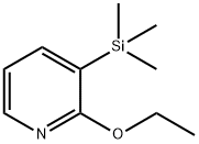 2-ETHOXY-3-TRIMETHYLSILANYL-PYRIDINE 结构式