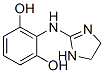 2-[(2,6-Dihydroxyphenyl)amino]-2-imidazoline 结构式