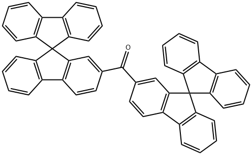 双(9,9'-螺双[9H-芴]-2-基)-甲酮 结构式