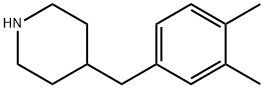 4-(3,4-二甲基苄基)哌啶 结构式
