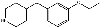 Piperidine, 4-[(3-ethoxyphenyl)methyl]- (9CI) 结构式