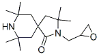 2,2,7,7,9,9-hexamethyl-1-oxa-3-(oxiranylmethyl)-3,8-diazaspiro[4.5]decan-4-one 结构式