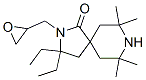 2,2-diethyl-7,7,9,9-tetramethyl-1-oxa-3-(oxiranylmethyl)-3,8-diazaspiro[4.5]decan-4-one 结构式